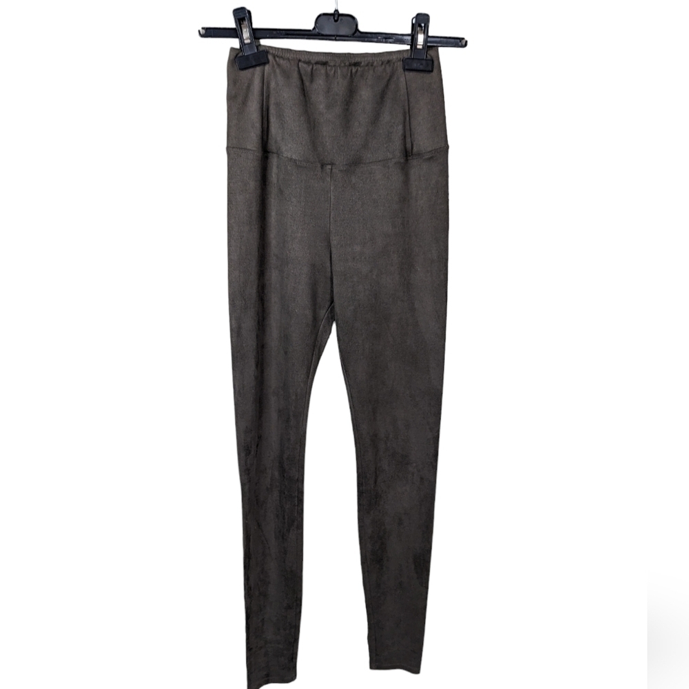 Aritzia Wilfred Free faun Grey Daria women's faux suede pull on pant size small